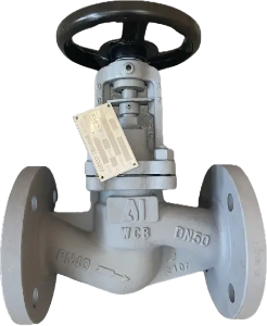 Flanged globe valve with WCB body